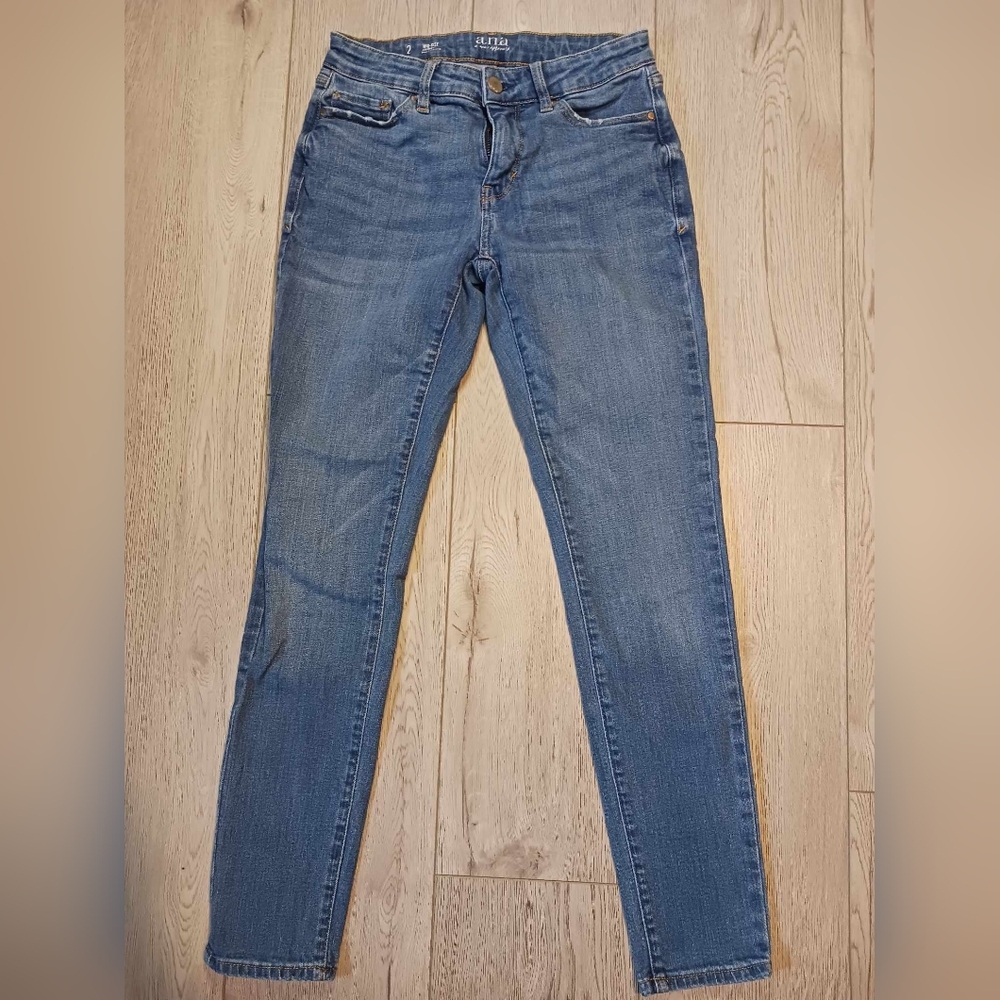 A.N.A. Mid Rise Skinny Jeans